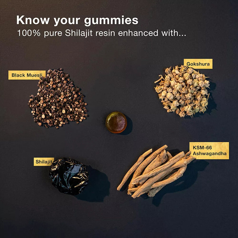 Shilajit Gummies 3000mg: Energy & Immune Boost