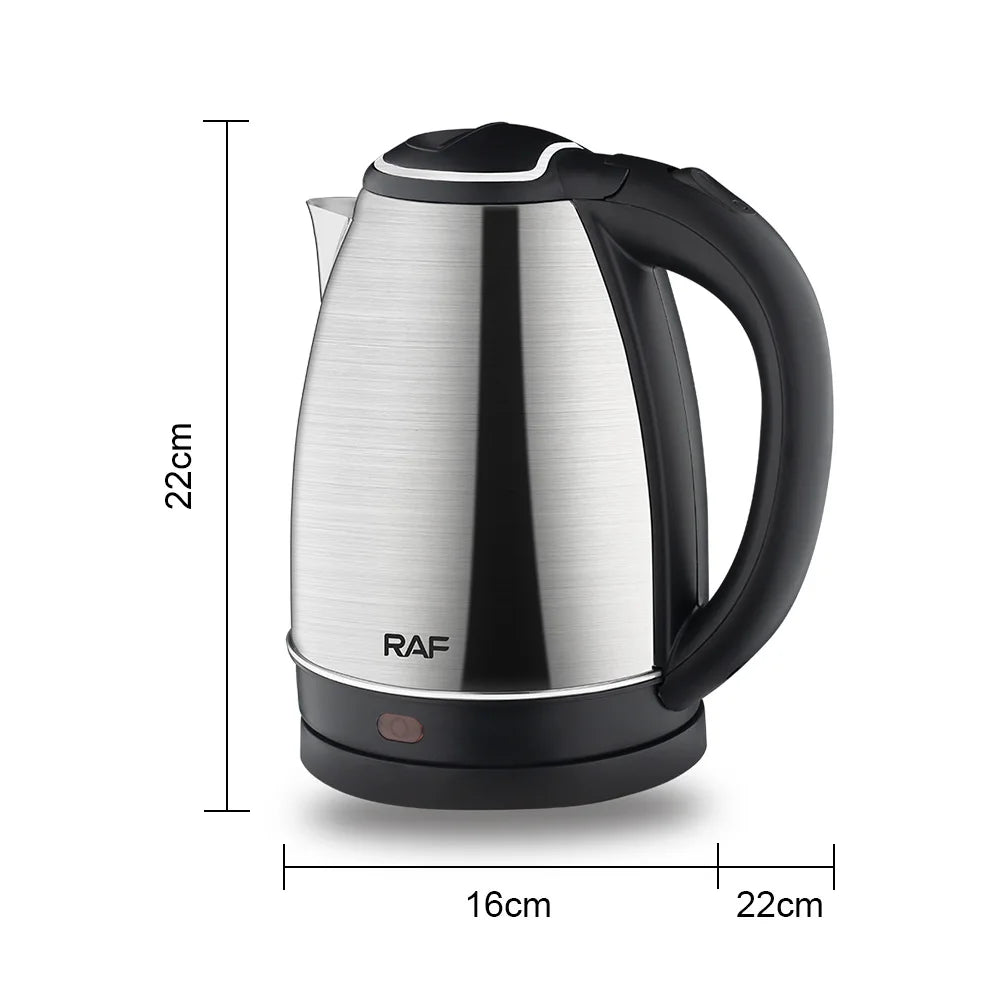 2L Electric Kettle 1500W Stainless Steel Smart Kitchen Appliance