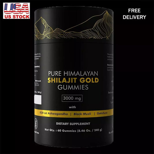 Shilajit Gummies 3000mg: Energy & Immune Boost