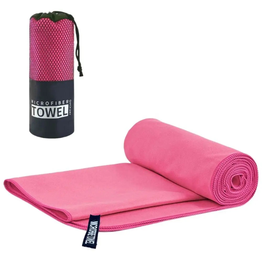 Double-Sided Velvet Microfiber Towel - Quick-Dry Yoga & Gym