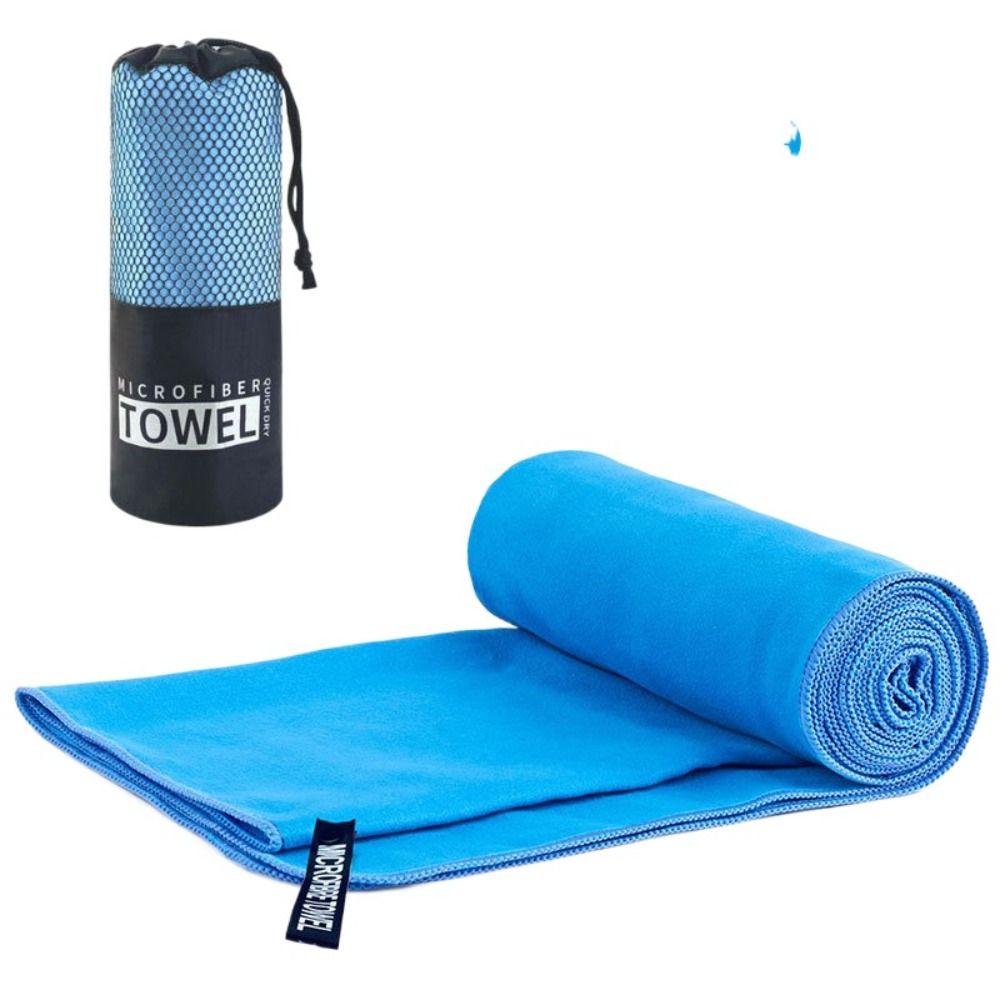 Double-Sided Velvet Microfiber Towel - Quick-Dry Yoga & Gym